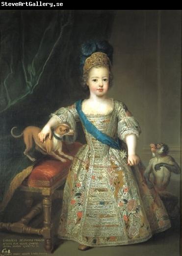 Circle of Pierre Gobert Portrait of Louis XV as a child